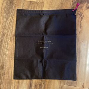 Kate Spade New York Dust Bag 11.5” x 13” Purse Shoes Tote Storage Brown